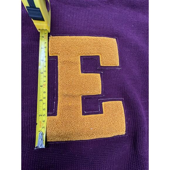RARE!!!!! "COBLE" Sporting Goods Wool Sweater Collegiate Letter E Vintage - Picture 8 of 12